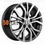 6.5x16/5x114.3 ET38 D60.1 KHW1608 (Alphard) Gray-FP