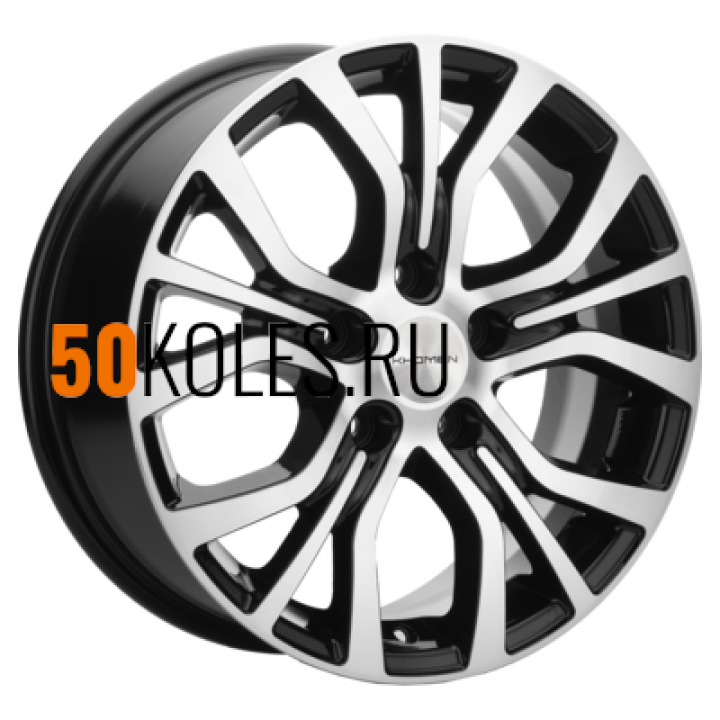 6.5x16/5x110 ET46 D63.3 KHW1608 (Changan CS35) Black-FP Khomen Wheels