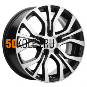 6.5x16/5x114.3 ET45 D54.1 KHW1608 (Geely Coolray) Black-FP Khomen Wheels