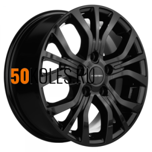 6,5x16/5x110 ET43 D65,1 KHW1608 (Opel Zafira) Black Khomen Wheels