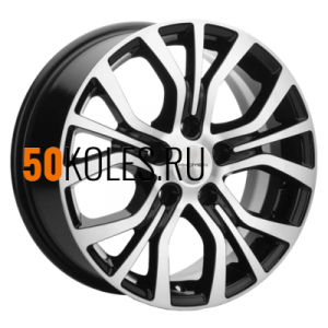 6.5x16/5x114.3 ET43 D67.1 KHW1608 (Sonata) Black-FP Khomen Wheels