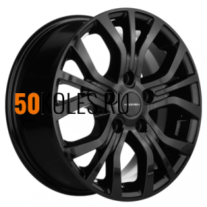 6.5x16/5x114.3 ET45 D67.1 KHW1608 (Huyndai/Mazda) Black Khomen Wheels