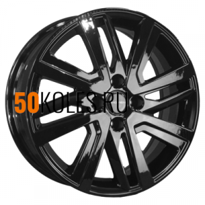6x16/4x100 ET47 D56.6 KHW1609 (Nexia) Black Khomen Wheels