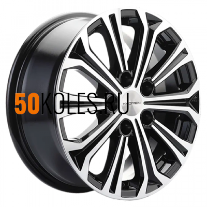 6.5x16/5x114.3 ET43 D67.1 KHW1610 (Huyndai/Kia) Black-FP Khomen Wheels
