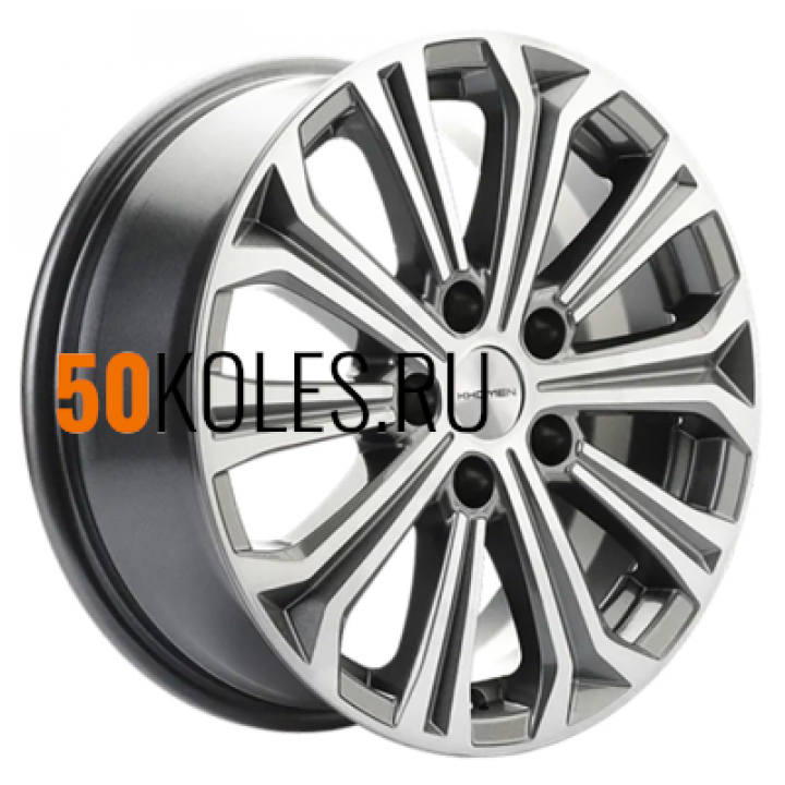 6.5x16/5x114.3 ET46 D67.1 KHW1610 (Mitsubishi) Gray-FP Khomen Wheels