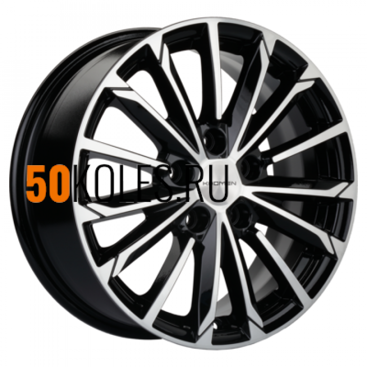 6.5x16/5x108 ET43 D65.1 KHW1611 (Evolute i-Pro) Black-FP Khomen Wheels