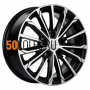 6.5x16/5x108 ET43 D65.1 KHW1611 (Evolute i-Pro) Black-FP Khomen Wheels