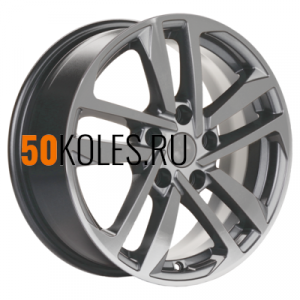 6.5x16/5x114.3 ET41 D64.1 KHW1612 (Civic) Gray Khomen Wheels
