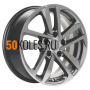 6.5x16/5x114.3 ET41 D64.1 KHW1612 (Civic) Gray Khomen Wheels