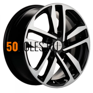 6.5x16/5x100 ET39 D57.1 KHW1612 (Polo) Black-FP