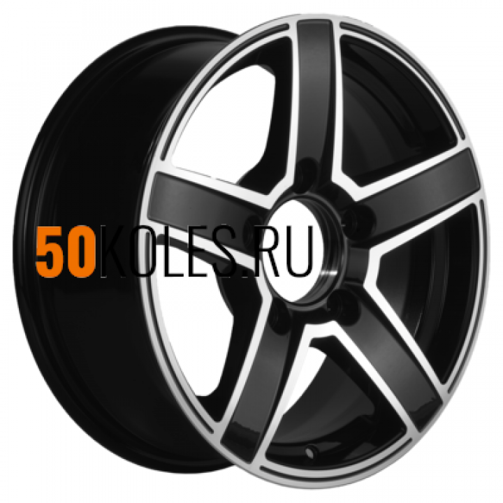 6.5x16/5x139.7 ET40 D98.5 KHW1614 (Niva 4x4) Black-FP Khomen Wheels