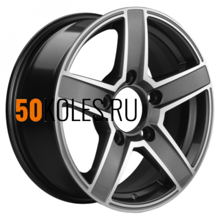 6.5x16/5x139.7 ET40 D98.5 KHW1614 (Niva 4x4) Gray-FP Khomen Wheels