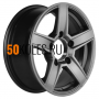 6.5x16/5x139.7 ET35 D98.5 KHW1614 (Niva 4x4 Bronto) Gray Khomen Wheels