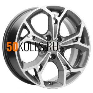 7x17/5x108 ET50 D63.35 KHW1702 (Ford C-Max) Gray-FP Khomen Wheels