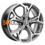 7x17/5x108 ET50 D63.35 KHW1702 (Ford C-Max) Gray-FP Khomen Wheels