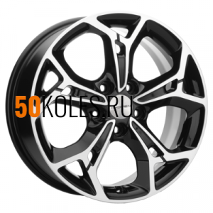 7x17/5x114,3 ET48 D67,1 KHW1702 (Kia K5) Black-FP Khomen Wheels