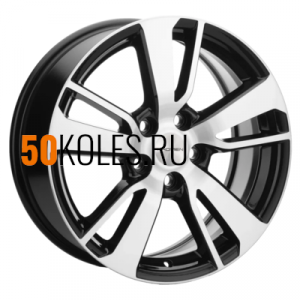 7x17/5x108 ET50 D63,35 KHW1704 (Ford C-Max) Black-FP Khomen Wheels