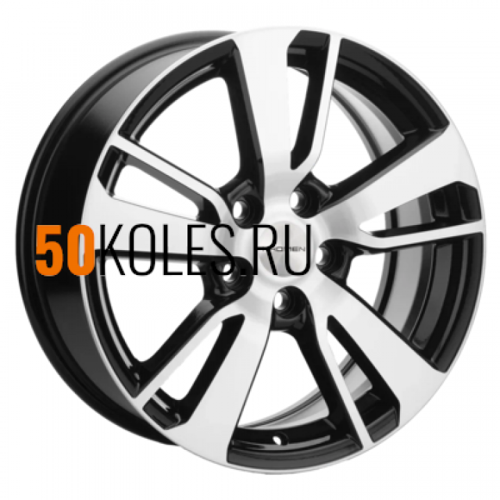 7x17/5x108 ET50 D63,35 KHW1704 (Ford C-Max) Black-FP Khomen Wheels