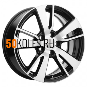 7x17/5x114,3 ET43,5 D67,1 KHW1704 (Hyundai Tucson IV/Kia Sportage V) Black-FP Khomen Wheels