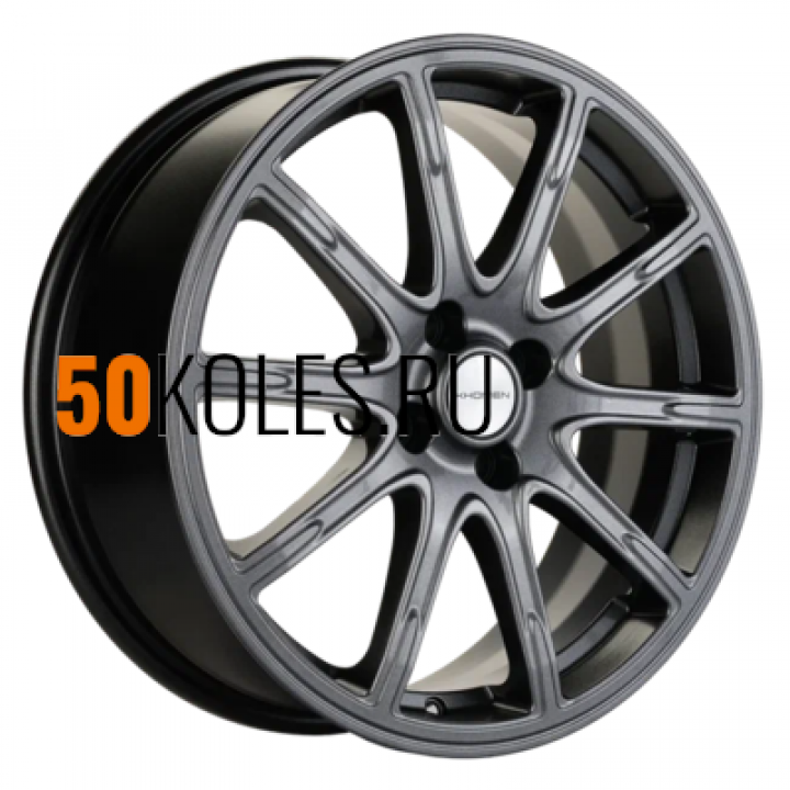 6,5x17/4x100 ET44 D54,1 KHW1707 (KIA Rio I/II Solaris I/II) Gray Khomen Wheels