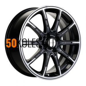 6.5x17/4x100 ET50 D60.1 KHW1707 (Lada Vesta) Black-FP