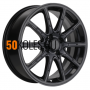 6.5x17/4x100 ET50 D60.1 KHW1707 (Lada Vesta) Black-FP matt