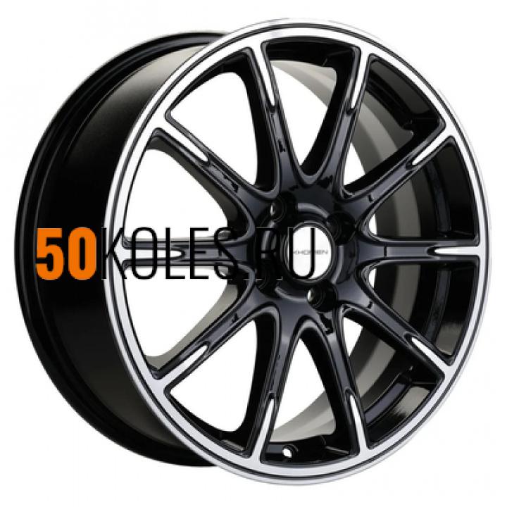 6.5x17/4x100 ET41 D60.1 KHW1707 (Lada X-Ray) Black-FP