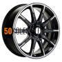 6.5x17/4x100 ET41 D60.1 KHW1707 (Lada X-Ray) Black-FP
