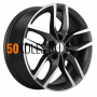 6,5x17/5x108 ET33 D60,1 KHW1708 (Chery Tiggo 7pro) Gray-FP Khomen Wheels