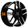 6.5x17/5x108 ET33 D67.1 KHW1708 (Chery tigo 7pro) Black-FP
