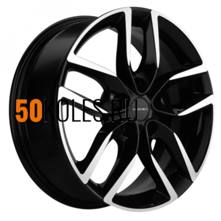 6.5x17/5x108 ET43 D65.1 KHW1708 (DFM AX 7) Black-FP