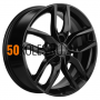 6,5x17/5x114,3 ET40 D64,1 KHW1708 (Haval F7/F7x) Black Khomen Wheels