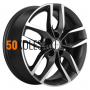 6.5x17/5x114.3 ET40 D64.1 KHW1708 (Haval F7/F7x) Gray-FP Khomen Wheels