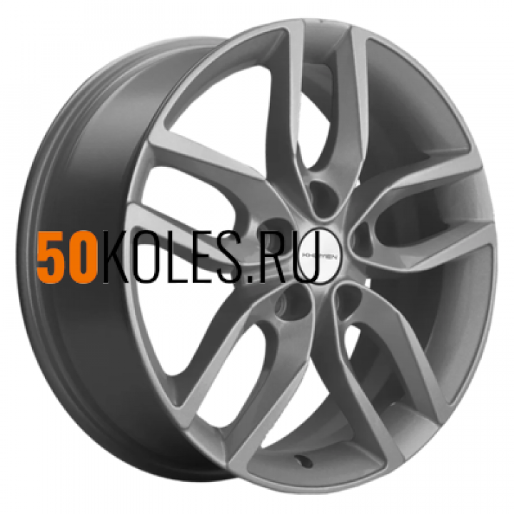 6.5x17/5x114.3 ET37 D66.5 KHW1708 (Jolion) F-Silver Khomen Wheels