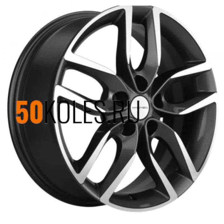 6.5x17/5x114.3 ET37 D66.5 KHW1708 (Jolion) Gray-FP Khomen Wheels