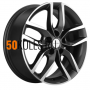 6.5x17/5x114.3 ET37 D66.5 KHW1708 (Jolion) Gray-FP Khomen Wheels