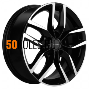 6,5x17/5x114,3 ET45 D60,1 KHW1708 (Toyota C-HR) Black-FP Khomen Wheels