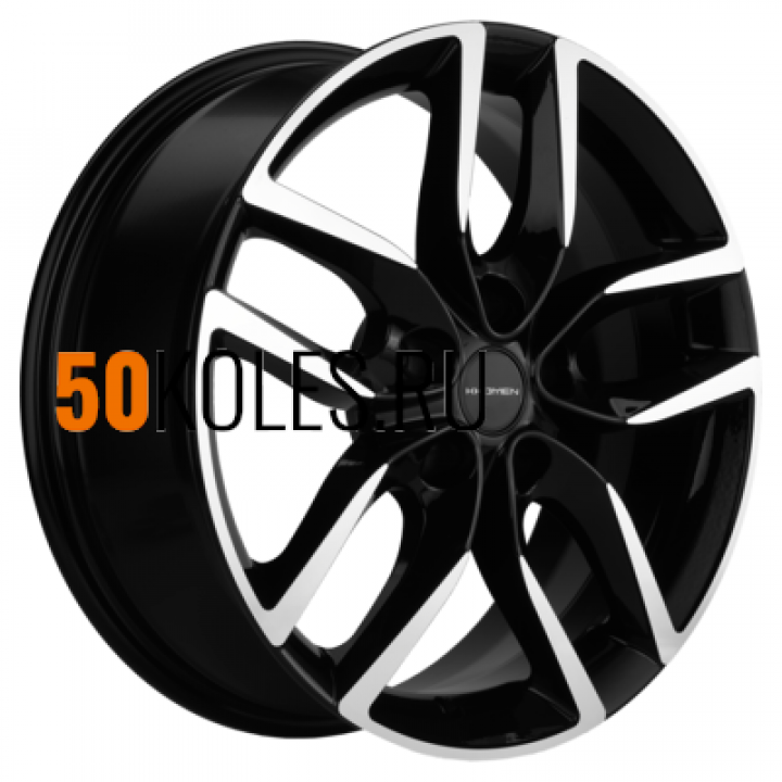 6,5x17/5x114,3 ET45 D60,1 KHW1708 (Toyota C-HR) Black-FP Khomen Wheels