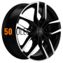 6,5x17/5x114,3 ET45 D60,1 KHW1708 (Toyota C-HR) Black-FP Khomen Wheels