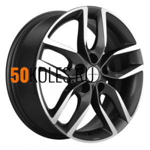 6.5x17/5x114.3 ET45 D60.1 KHW1708 (Toyota C-HR) Gray-FP Khomen Wheels