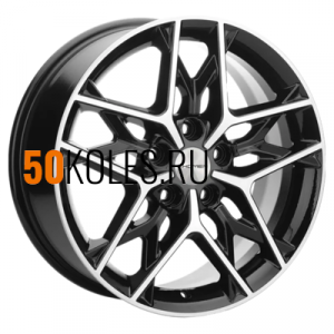 7x17/5x114,3 ET53 D67,1 KHW1709 (Ceed) Black-FP Khomen Wheels