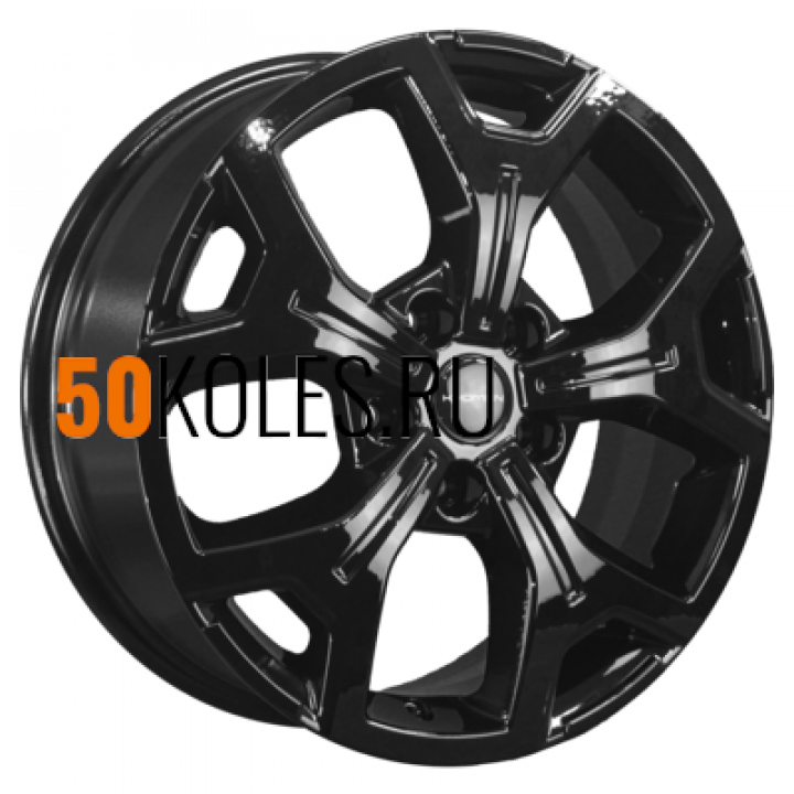 6.5x17/5x112 ET50 D66.6 KHW1710(2) (Mercedes Vito) BlackxKhomen Wheels