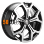 6.5x17/5x112 ET50 D66.6 KHW1710(2) (Mercedes Vito) Black-FP Khomen Wheels