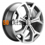 6.5x17/5x112 ET50 D66.6 KHW1710(2) (Mercedes Vito) Gray-FP Khomen Wheels