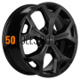 6.5x17/5x114.3 ET40 D64.1 KHW1710 (Haval F7/F7x) Black Khomen Wheels