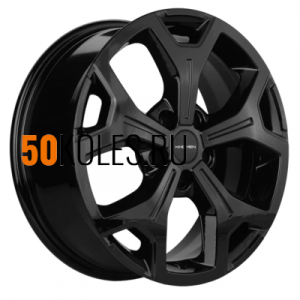 6.5x17/5x114.3 ET37 D66.5 KHW1710 (Jolion) Black Khomen Wheels