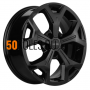 6.5x17/5x114.3 ET37 D66.5 KHW1710 (Jolion) Black Khomen Wheels