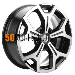 6.5x17/5x114.3 ET37 D66.5 KHW1710 (Jolion) Black-FP Khomen Wheels