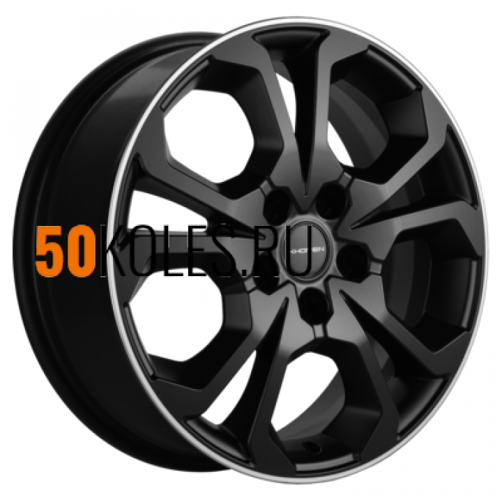 6,5x17/5x108 ET33 D60,1 KHW1711 (Chery/Exeed) Black Khomen Wheels