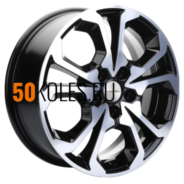 6.5x17/5x108 ET33 D60.1 KHW1711 (Chery tigo 7pro) Black-FP